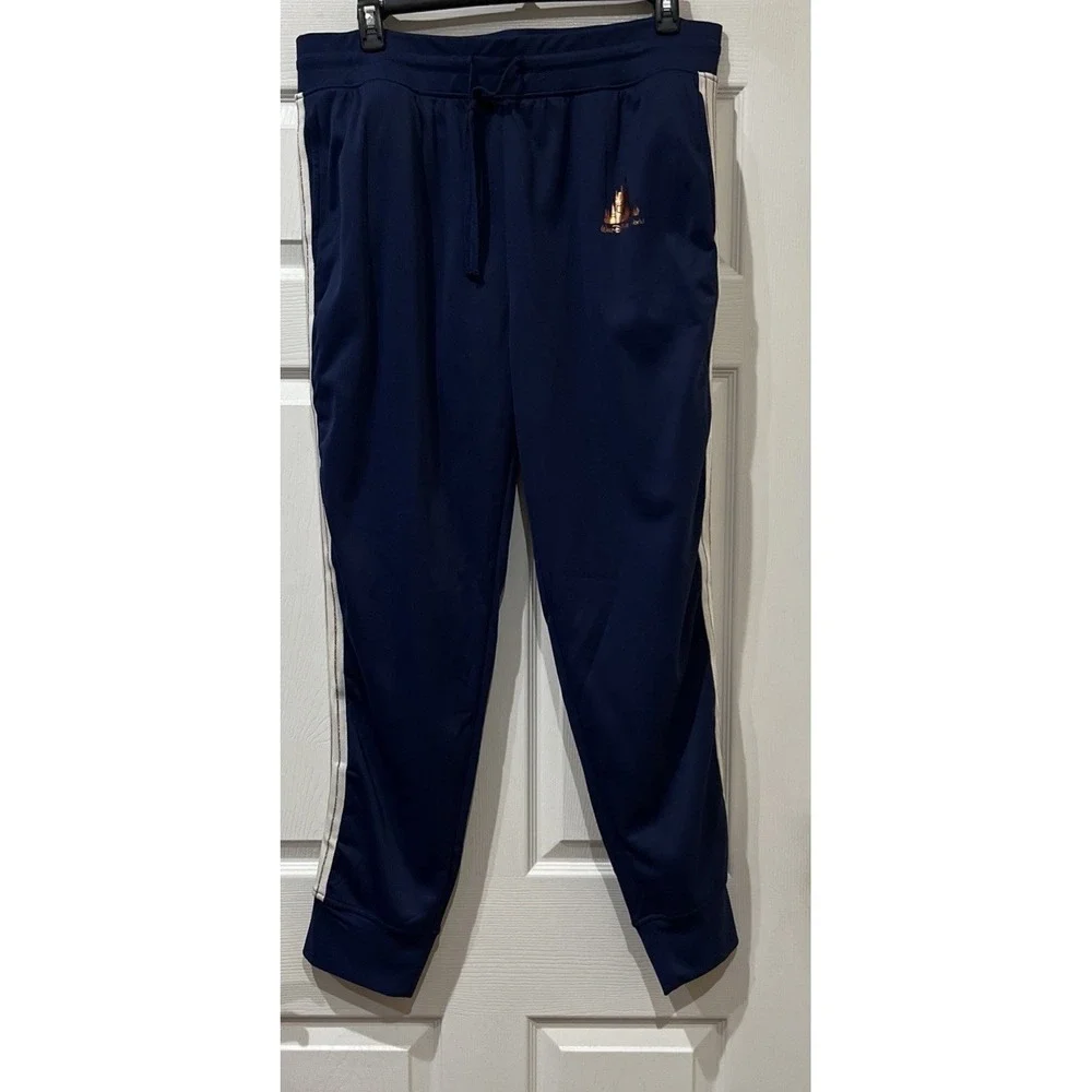 Walt Disney World Men’s Track Sweatpants Size Large Blue